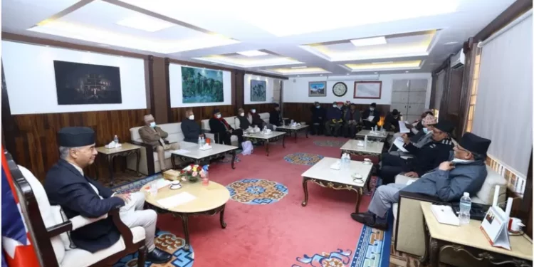 Ruling parties holding meeting today