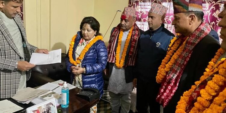 NC President Deuba registers candidacy nomination from Dadeldhura