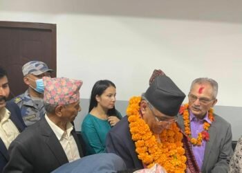 Prachanda registers candidacy from Gorkha Constituency-2