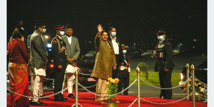 President Bhandari heads to Iceland