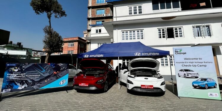Hyundai Nepal announces High Voltage Battery Check-Up Camp for EVs under its “Be (v) the Change” Campaign