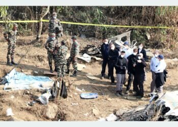 French team begin investigation about plane crash in Pokhara