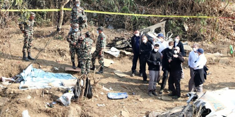 French team begin investigation about plane crash in Pokhara