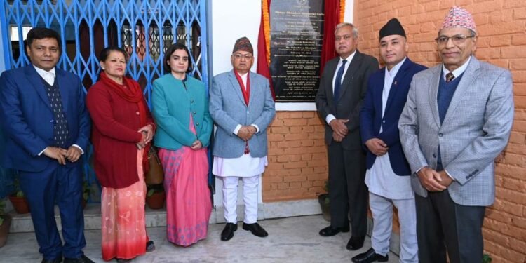 India hands over Madan Bhandari Memorial College building built with Indian assistance