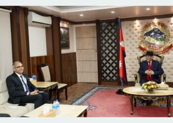 Indian Foreign Secretary Kwatra calls on PM Dahal