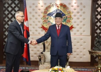 Indian Foreign Secretary Kwatra calls on PM Dahal