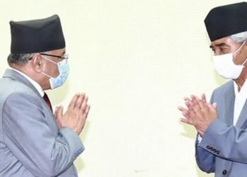 Prime Minister Dahal and NC President Deuba discuss election of President