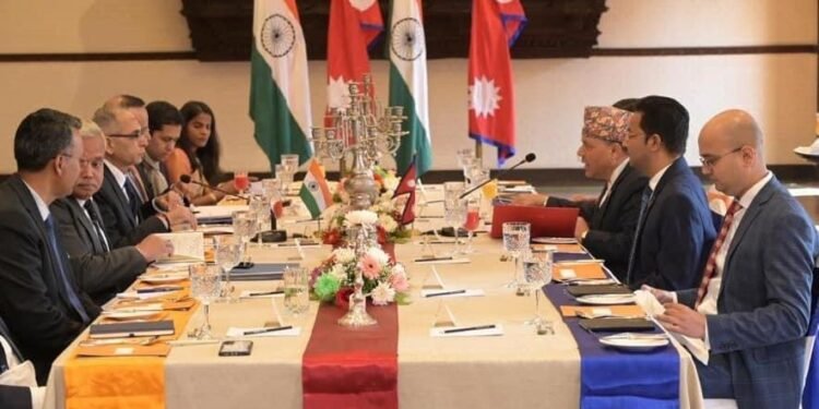 Indian Foreign Secretary holds courtesy meeting with Foreign Affairs Minister Paudyal