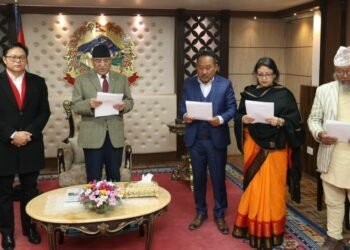 Three newly-appointed Chancellors sworn in