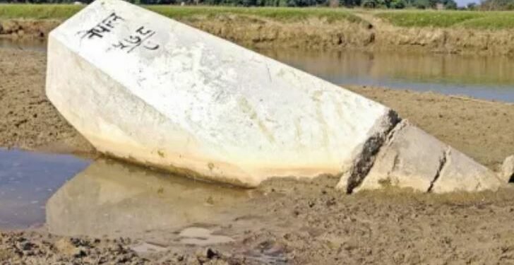 ‘Missing’ border pillars retrieved from Oriya River