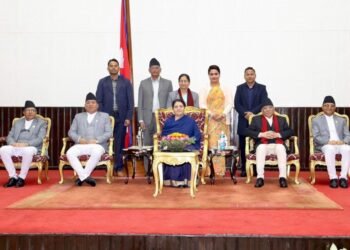 NA Vice-Chair Aryal takes oath of office