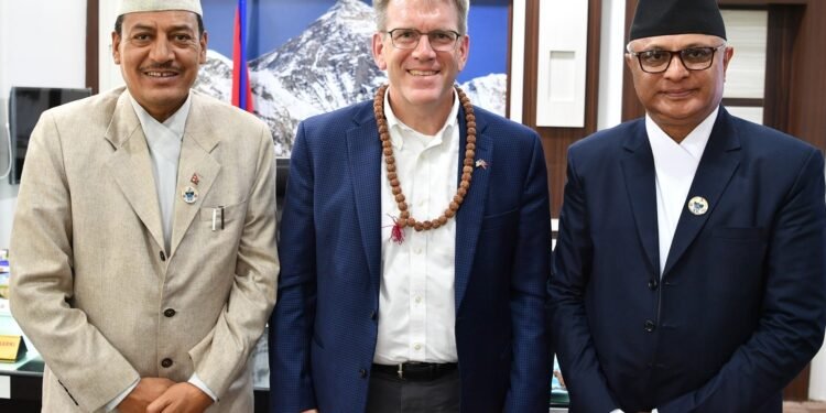 US Ambassador Thompson reaches Biratnagar