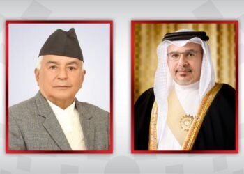 Bahrain’s Prince congratulates the President-elect Poudel