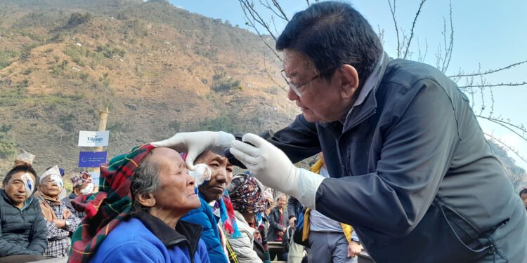 70 cataract patients receive eyesight in Taplejung village