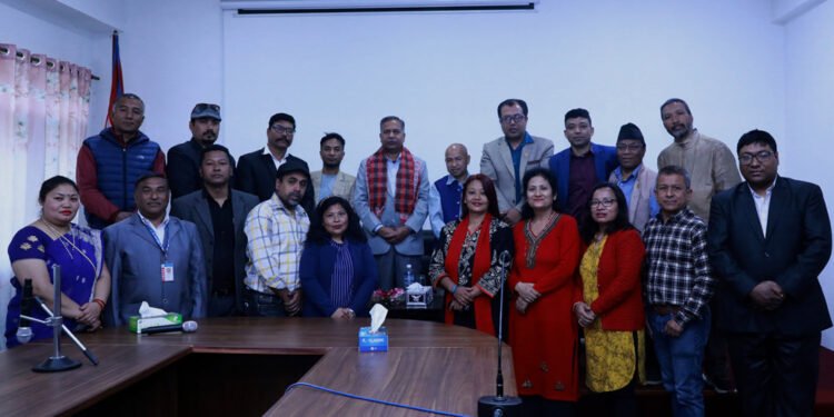 NRNA delegation meets Vice President Yadav