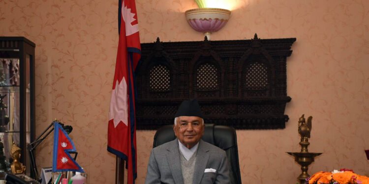 President Paudel takes charge of office