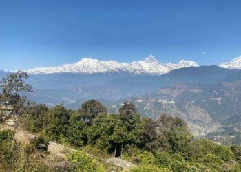 Mardi Himal trek, popular trekking route in Annapurna region, getting electricity facility