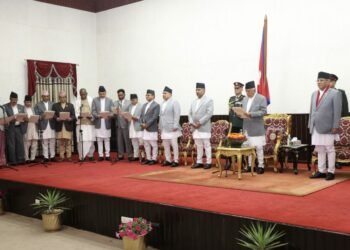Newly-appointed Deputy Prime Minister and ministers sworn in
