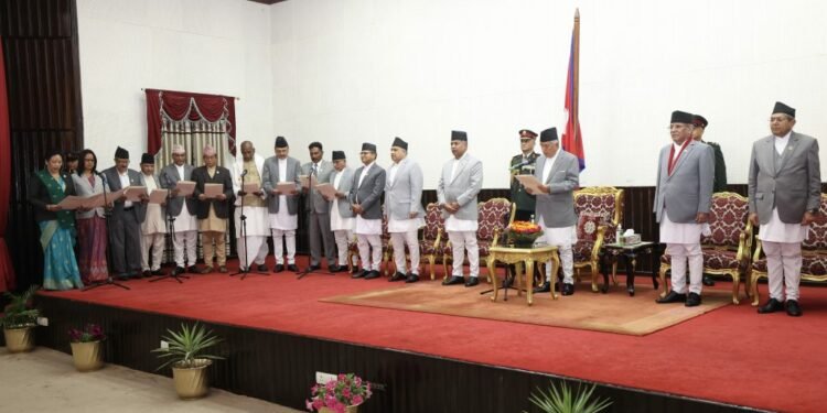 Newly-appointed Deputy Prime Minister and ministers sworn in