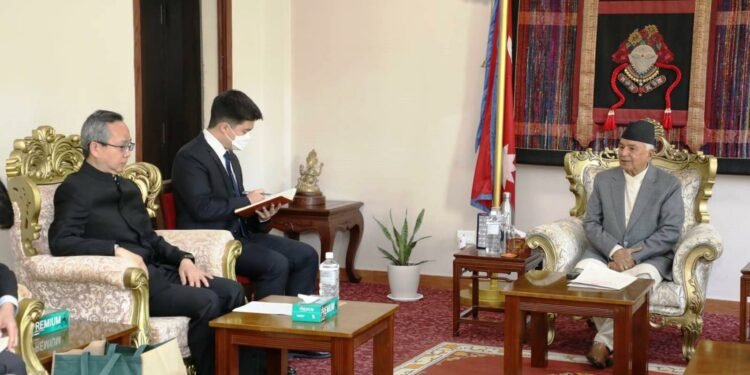 Chinese Ambassador calls on President Paudel