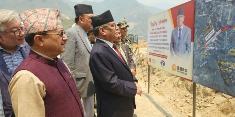 PM vows timely completion of Kathmandu-Tarai-Madhesh Expressway