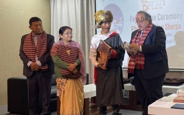 Mountaineer Phurba Tenjing appointed goodwill ambassador of Italian park