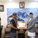 Vice President congratulates Everest Summiteer Budhamagar