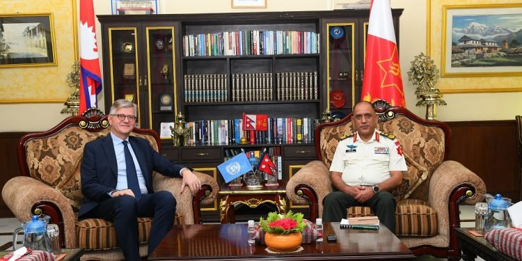 UN USG for peace operations calls on COAS Sharma