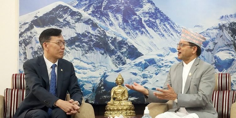 RoK ambassador calls on NA Chair, exchanges views on Nepal-Korea relations, tourism