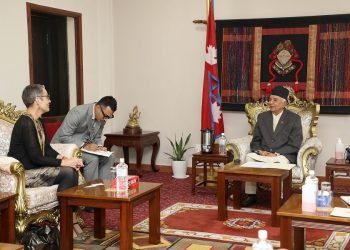 Swiss Ambassador’s farewell call on Prez Paudel
