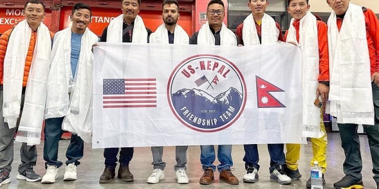 ‘US-Nepal Friendship Team II’ leaves for Alaska to climb Mt Denali