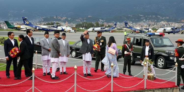 PM Prachanda leaves for Italy