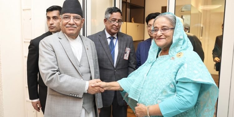 PM and his Bangladesh counterpart Hasina hold meeting