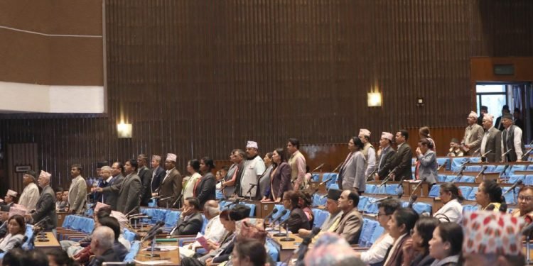 Opposition parties obstruct meetings of both houses of Federal Parliament