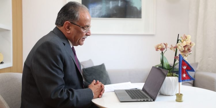 PM Dahal and Chinese leader Yuan hold virtual dialogue