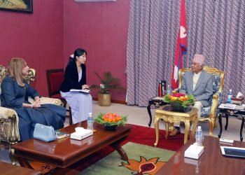 UN Resident Coordinator Hanaa Singer calls on Prez Poudel