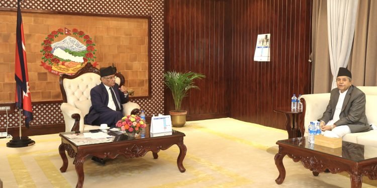 PM Dahal, Speaker Ghimire discuss ways to resume obstructed parliament