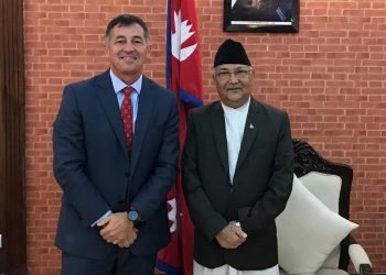 UML Chair Oli and US Ambassador Thompson meet