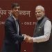 Indian PM Modi holds bilateral meeting with UK counterpart Rishi Sunak