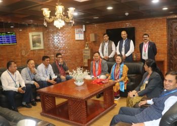 Minister Basnet leaves for Egypt to attend Global Conference