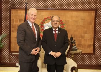 PM Dahal and US Senator Hollen discuss bilateral relations