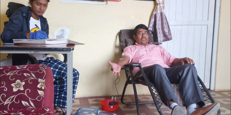 Bajimaya donates blood 53 times to save several lives