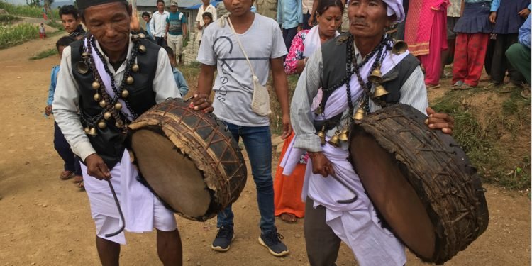 Chepang Community celebrating Chhonam (Nwagi) festival
