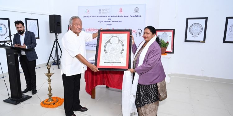 B. P Koirala India-Nepal Foundation and Nepal Buddhist Federation,jointly organized a two-day Exhibition