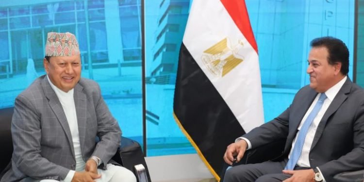 Nepal and Egypt discuss cooperation in health sector