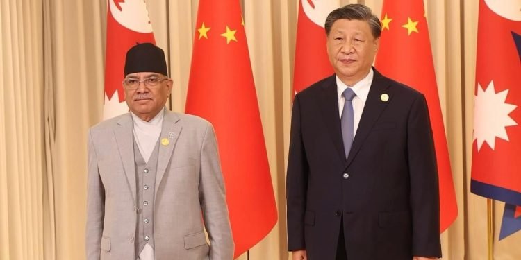 Prime Minister Dahal arrives in Beijing