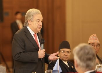 UN Secretary-General visiting Everest region today
