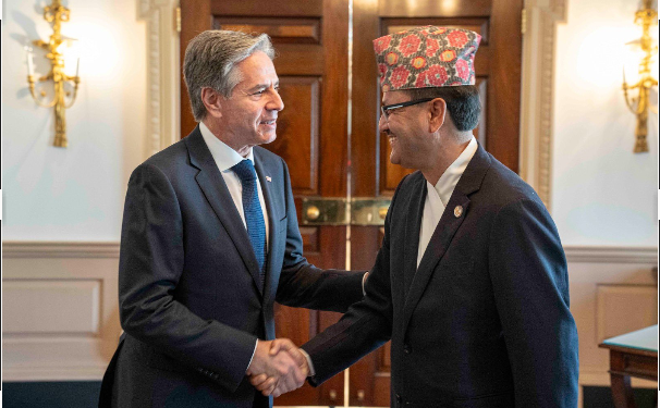 Foreign Minister Saud and his US counterpart hold bilateral meeting