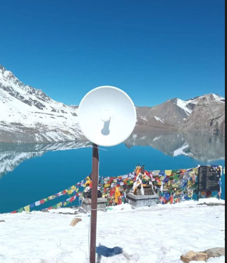 Tilicho Lake now access to internet