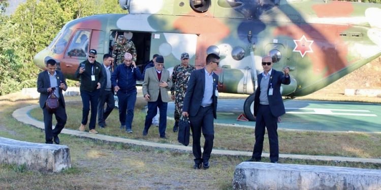 Prime Minister Dahal in Jajarkot